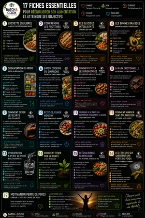 17 fiches essentielles pour rééquilibrer son alimentation