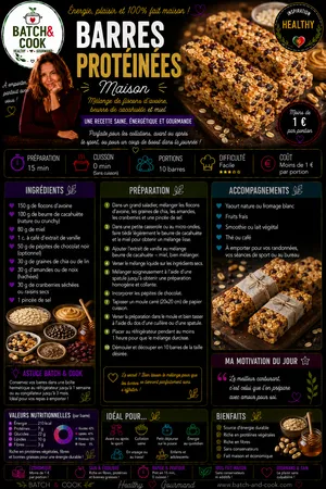 Barres protéinées maison