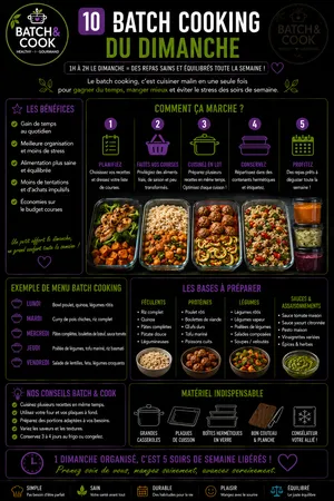 10 batch cooking du dimanche