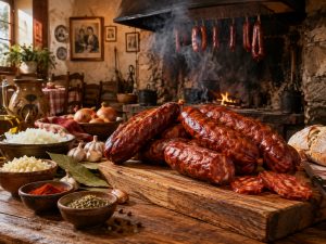 Chouriço maison fumé — la recette de famille d'Humberto