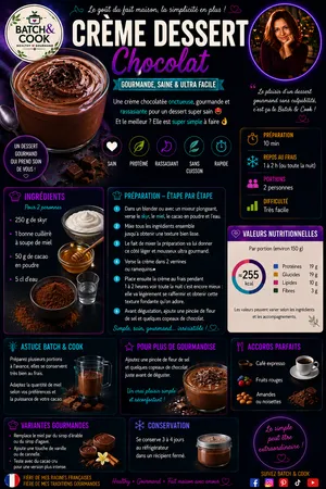 Crème dessert chocolat