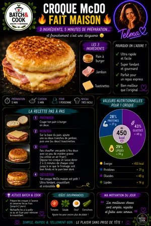 Croque McDo fait maison