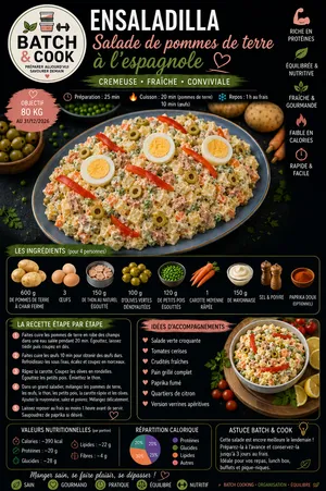 Ensaladilla - Salade de pommes de terre à l'espagnole