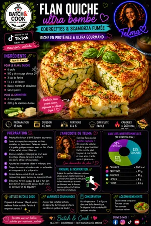 Flan quiche ultra bombe