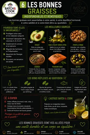 6 Les bonnes graisses indispensables et bénéfiques