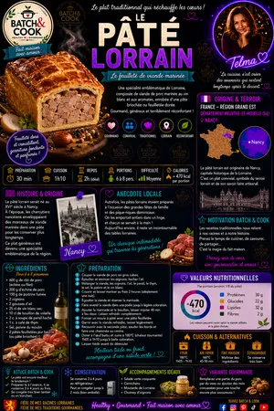 Pâté Lorrain - Le feuilleté de viande marinée