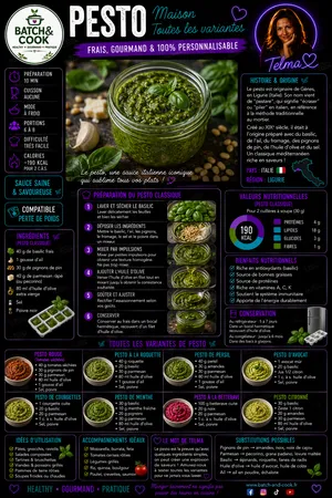 Pesto maison, toutes les variantes