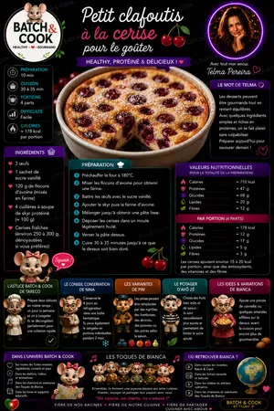Petit clafoutis à la cerise