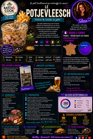 Potjevleesch - Terrine de viandes en gelée