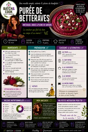 Purée de betteraves