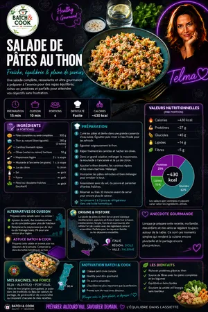 Salade de pâtes au thon