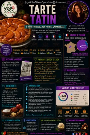 Tarte Tatin aux pommes caramélisées