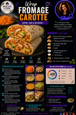 Wrap Fromage Carotte