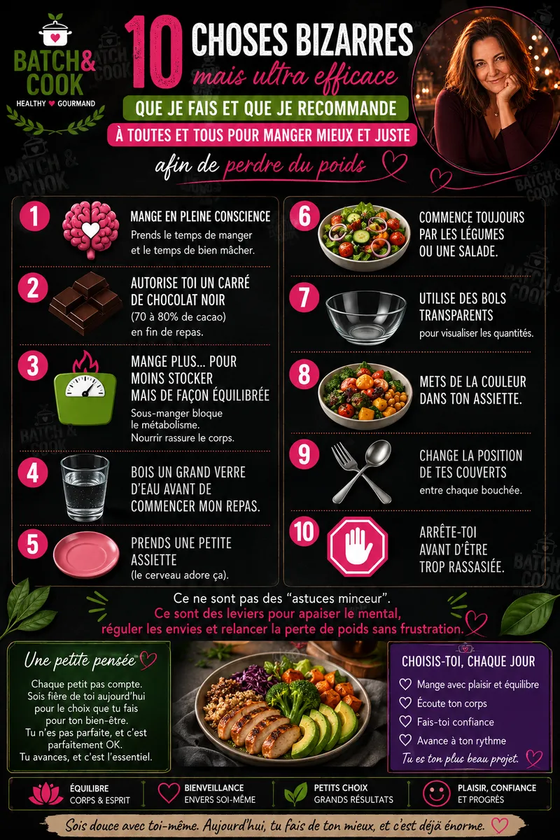 Fiche recette 10 choses bizarres mais ultra efficaces pour perdre du poids par Telma
