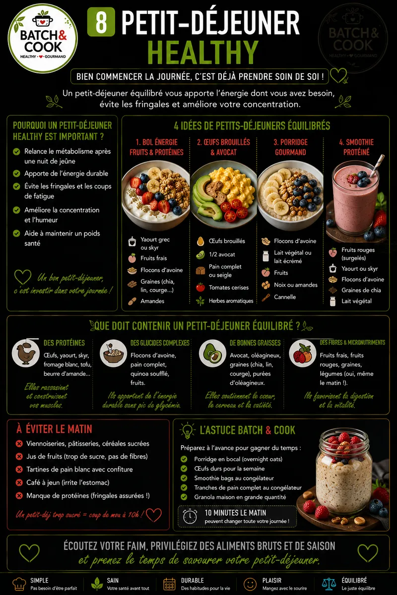 Illustration : 8 Petits-Déjeuners Healthy