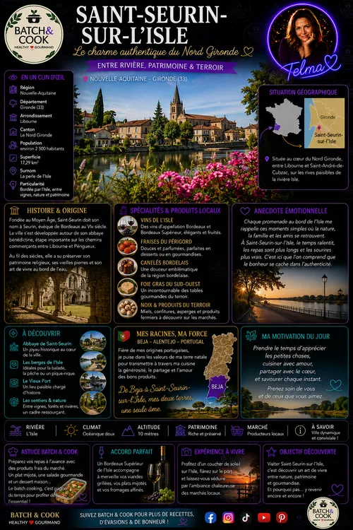 Balade gourmande à Saint-Seurin-sur-l'Isle