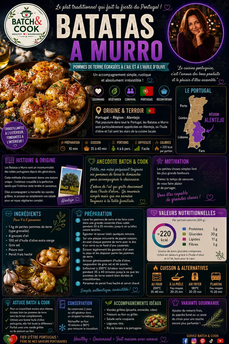 Fiche recette Batatas à Murro par Telma