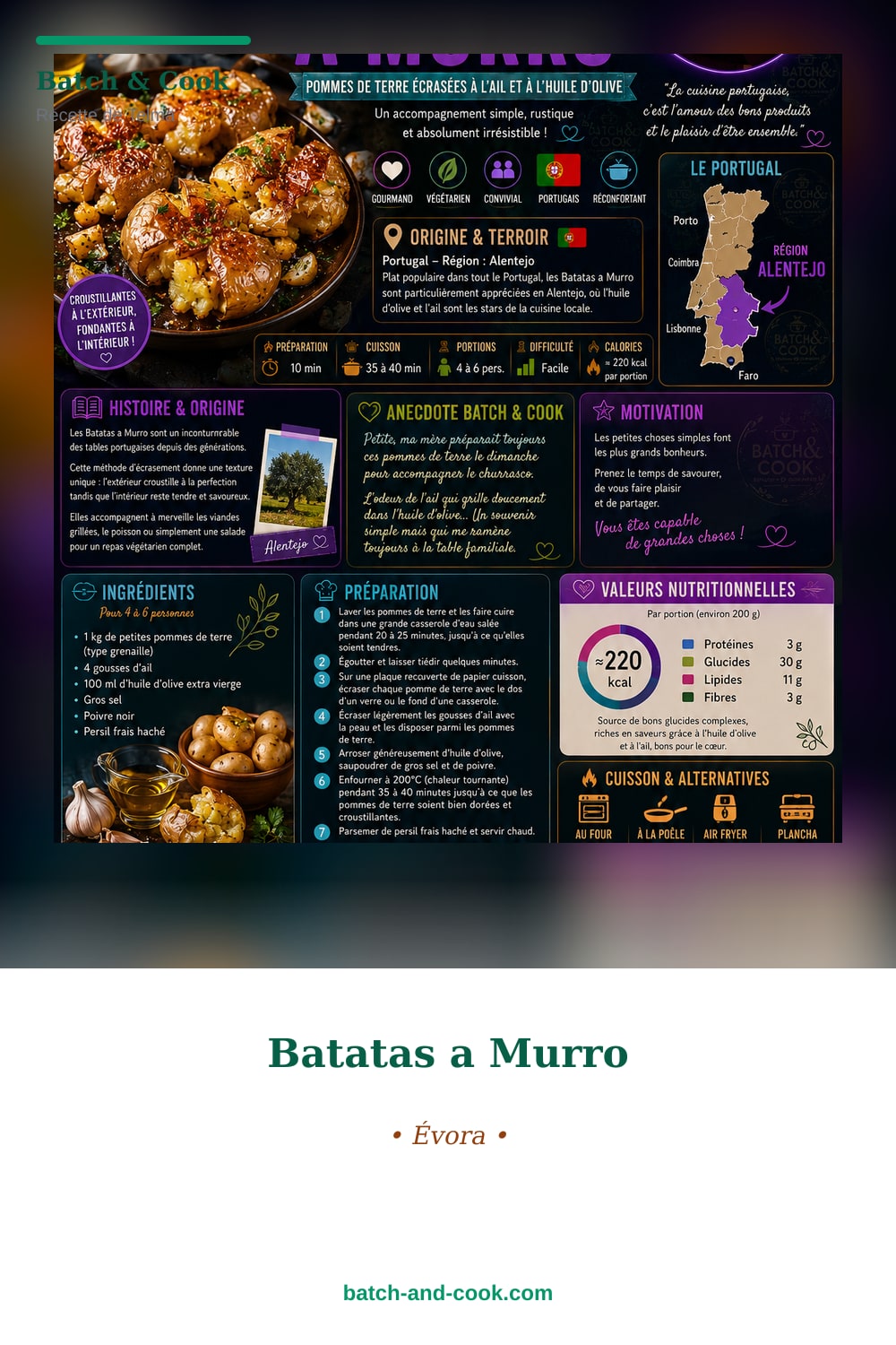 Épingle Pinterest Batatas a Murro