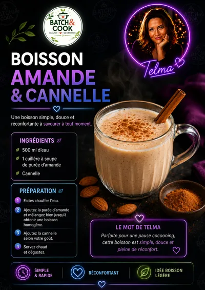 Boisson Amande & Cannelle