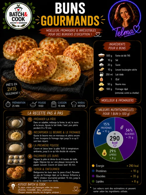 Buns gourmands