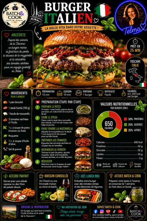 Burger Italien à la Toscane