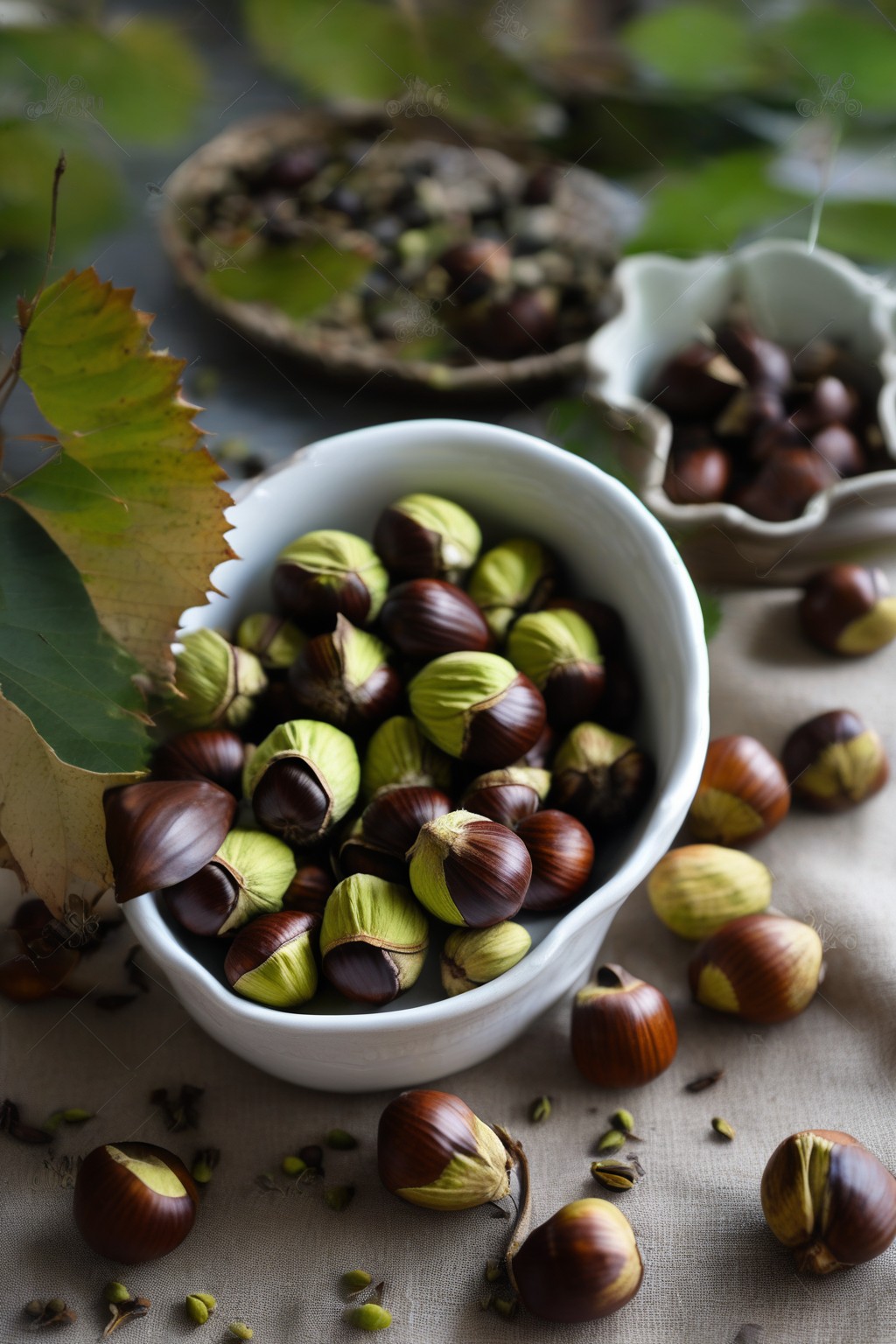 Châtaignes cuites à l'eau à l'anis (castanhas cozidas)