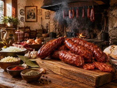 Chouriço maison fumé — la recette de famille d'Humberto