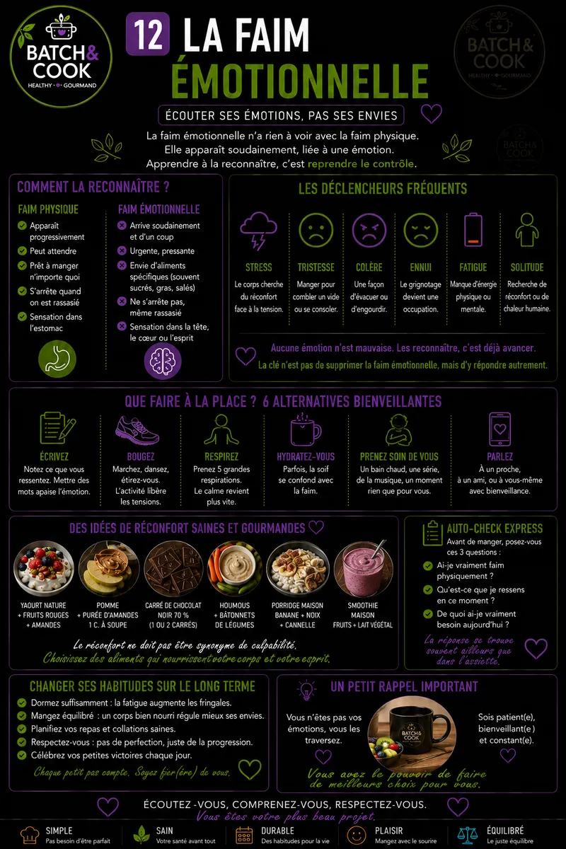 Fiche recette La faim émotionnelle par Telma