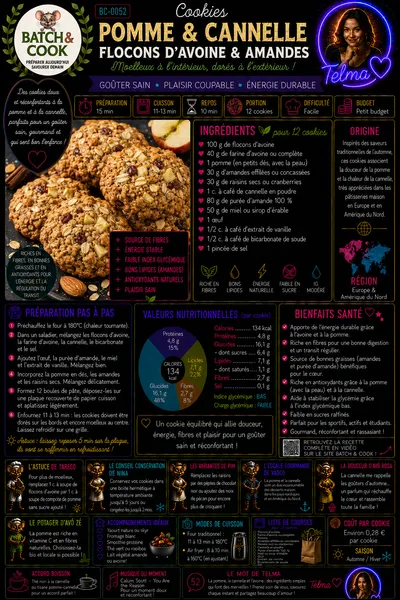 Cookies Pomme & Cannelle