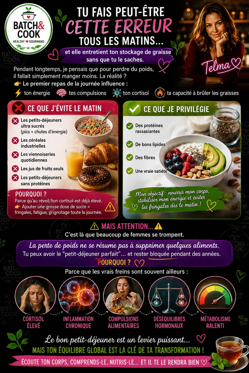 Fiche recette L'erreur du petit-déjeuner sucré par Telma