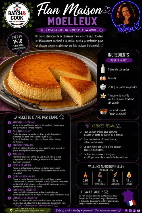 Flan Maison Moelleux