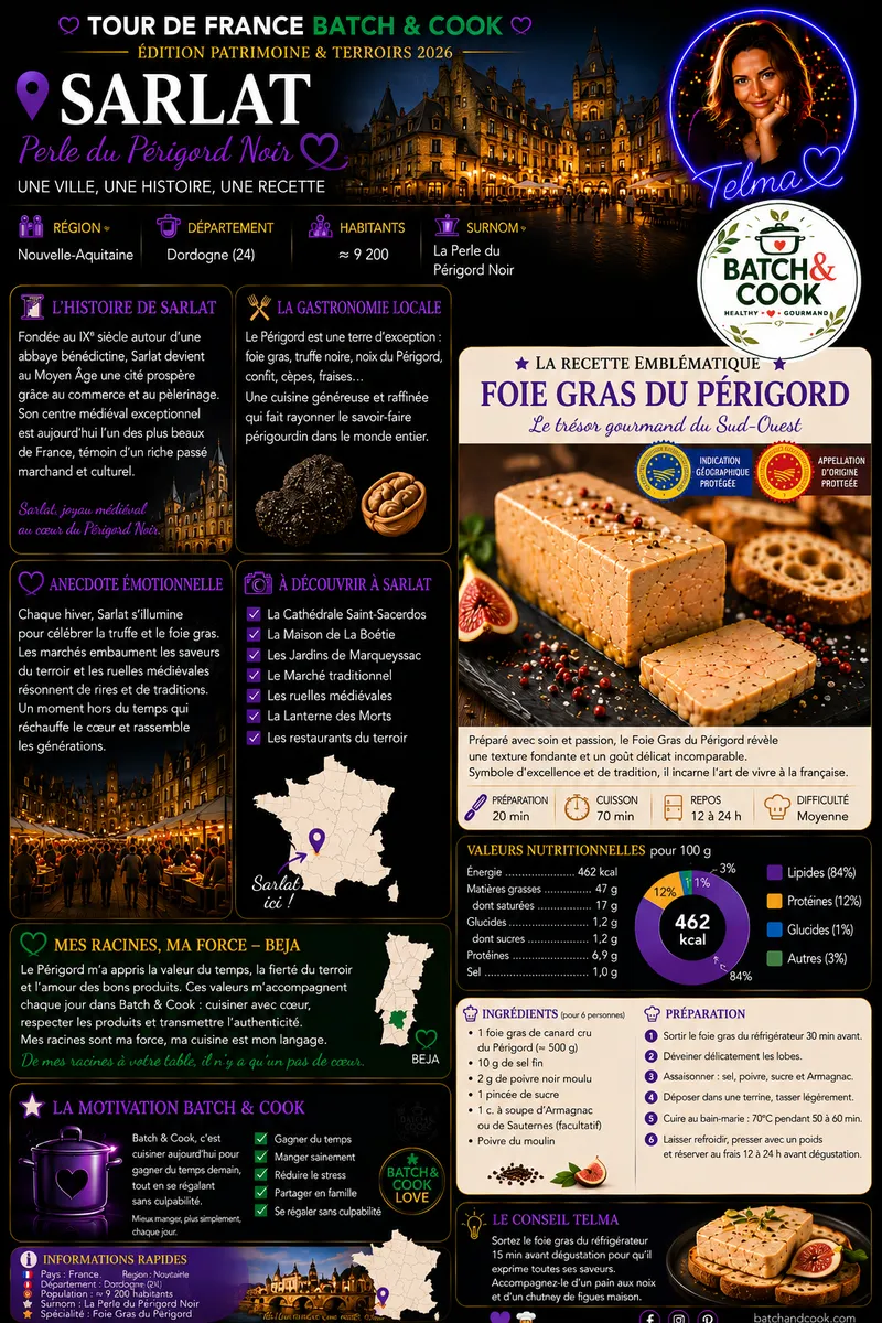 Fiche recette Foie Gras du Périgord par Telma
