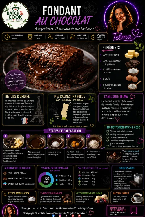 Fondant au Chocolat