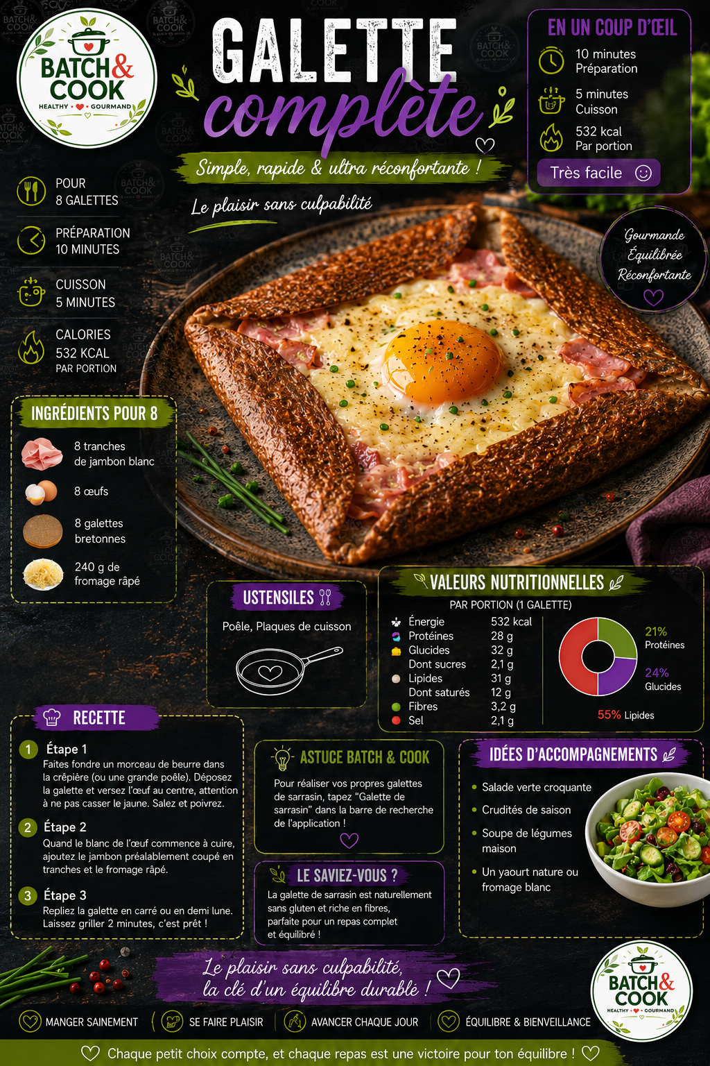 Galette complète