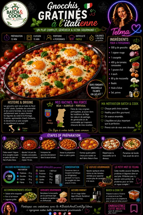 Gnocchis Gratinés à l'Italienne