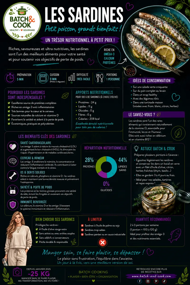 Fiche recette Les Sardines par Telma