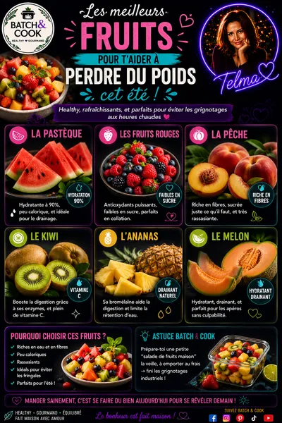 Les meilleurs fruits pour perdre du poids cet été