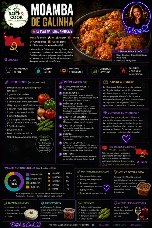 Moamba de Galinha - Le plat national angolais