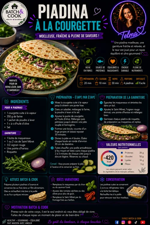 Piadina à la courgette