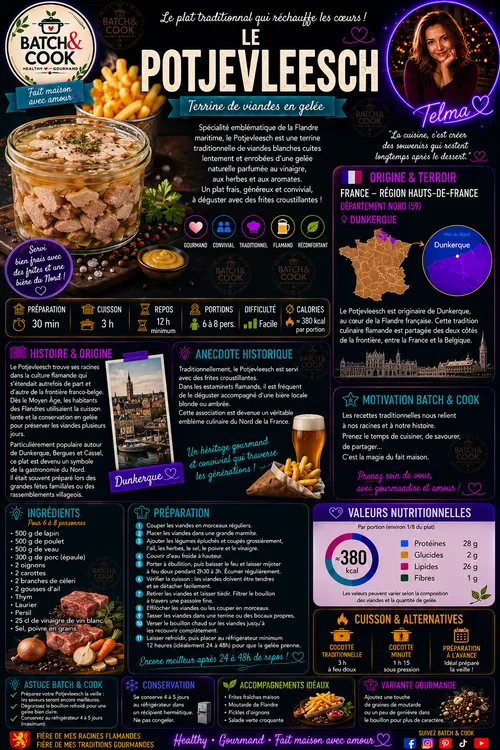 Le Potjevleesch, terrine de viandes en gelée