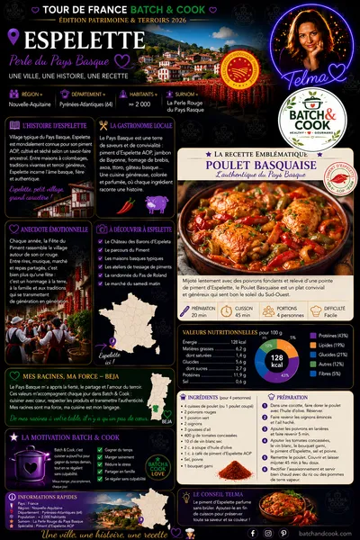 Poulet Basquaise