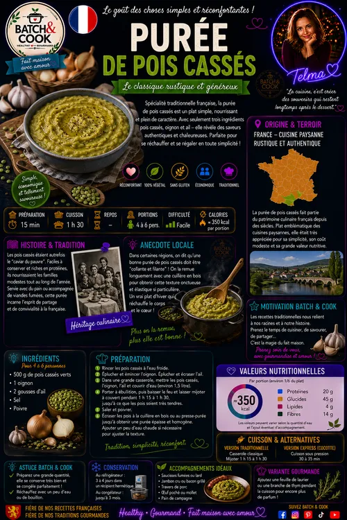 Purée de pois cassés