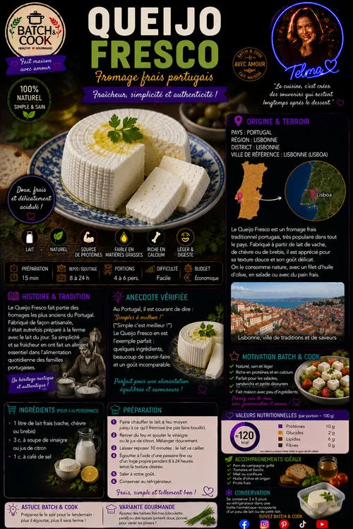 Queijo Fresco - Fromage frais portugais