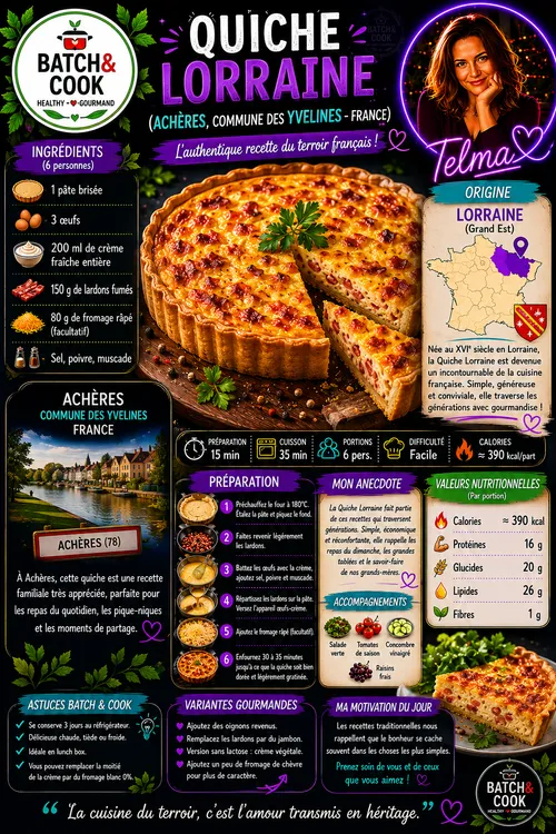 Quiche Lorraine d'Achères