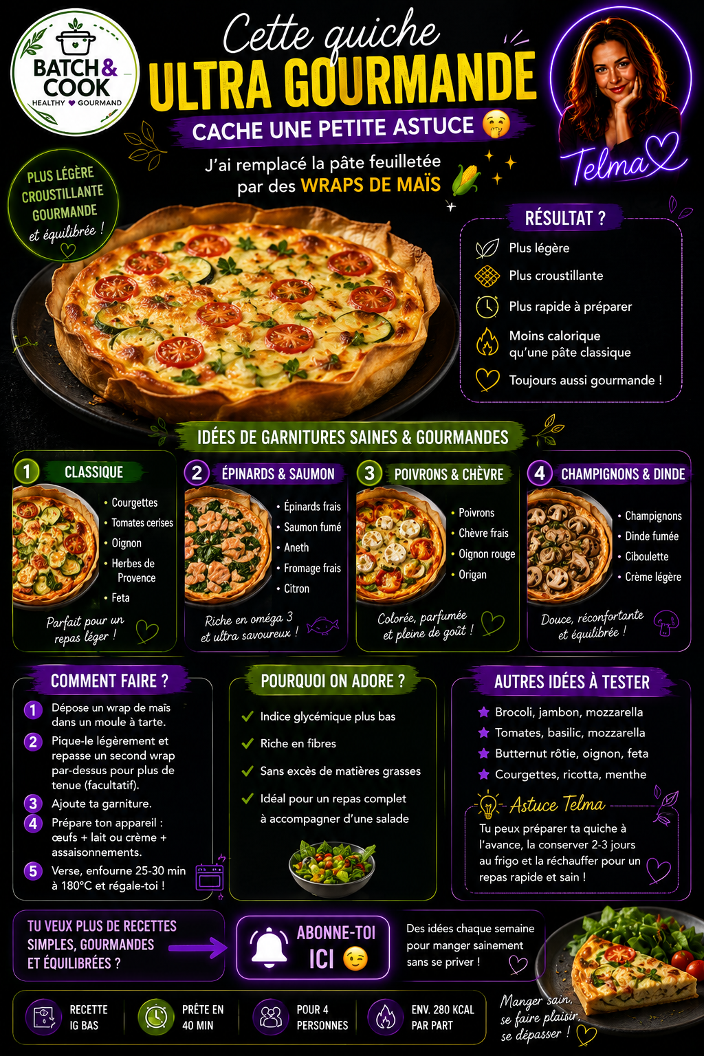 Quiche Ultra Gourmande