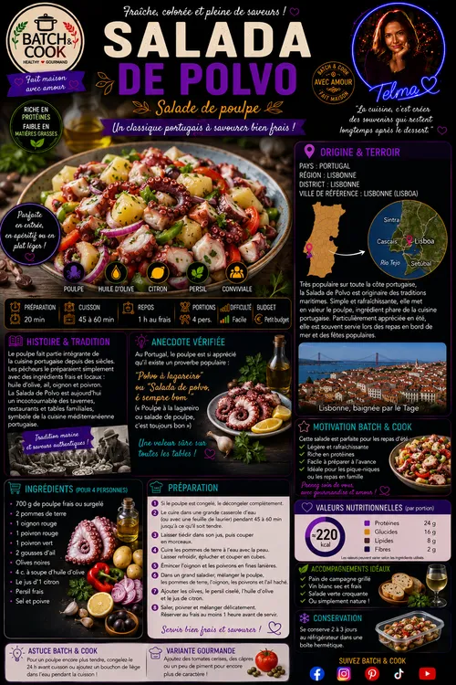 Salade de poulpe portugaise