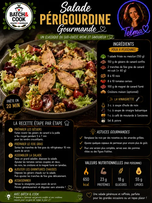 Salade Périgourdine Gourmande