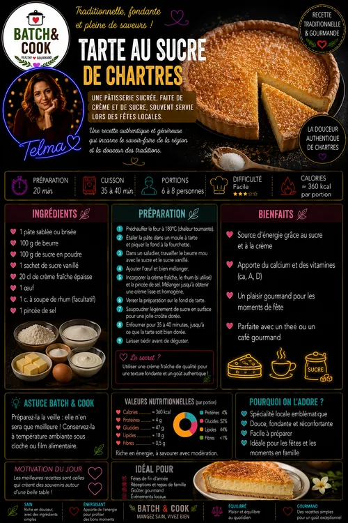 Tarte au sucre de Chartres