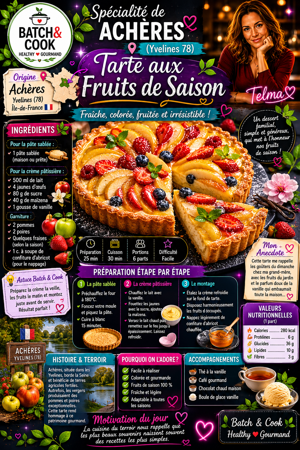 Tarte aux Fruits de Saison