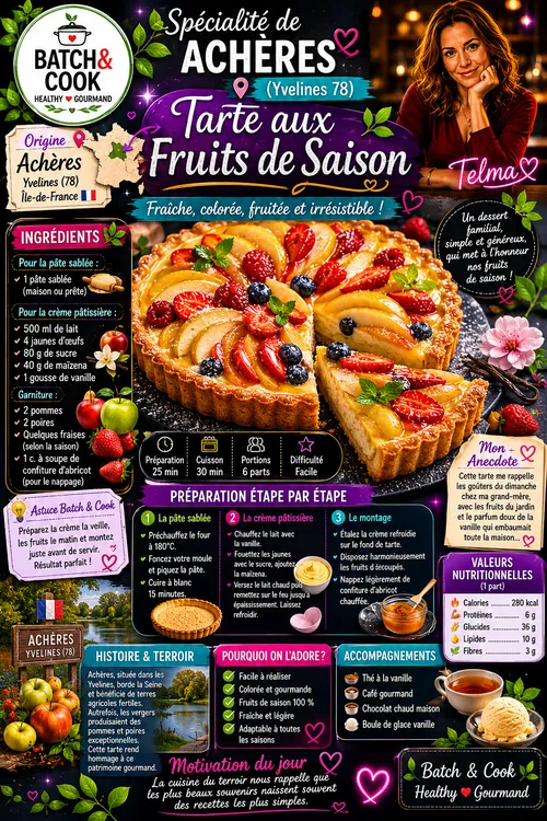 Tarte aux Fruits de Saison